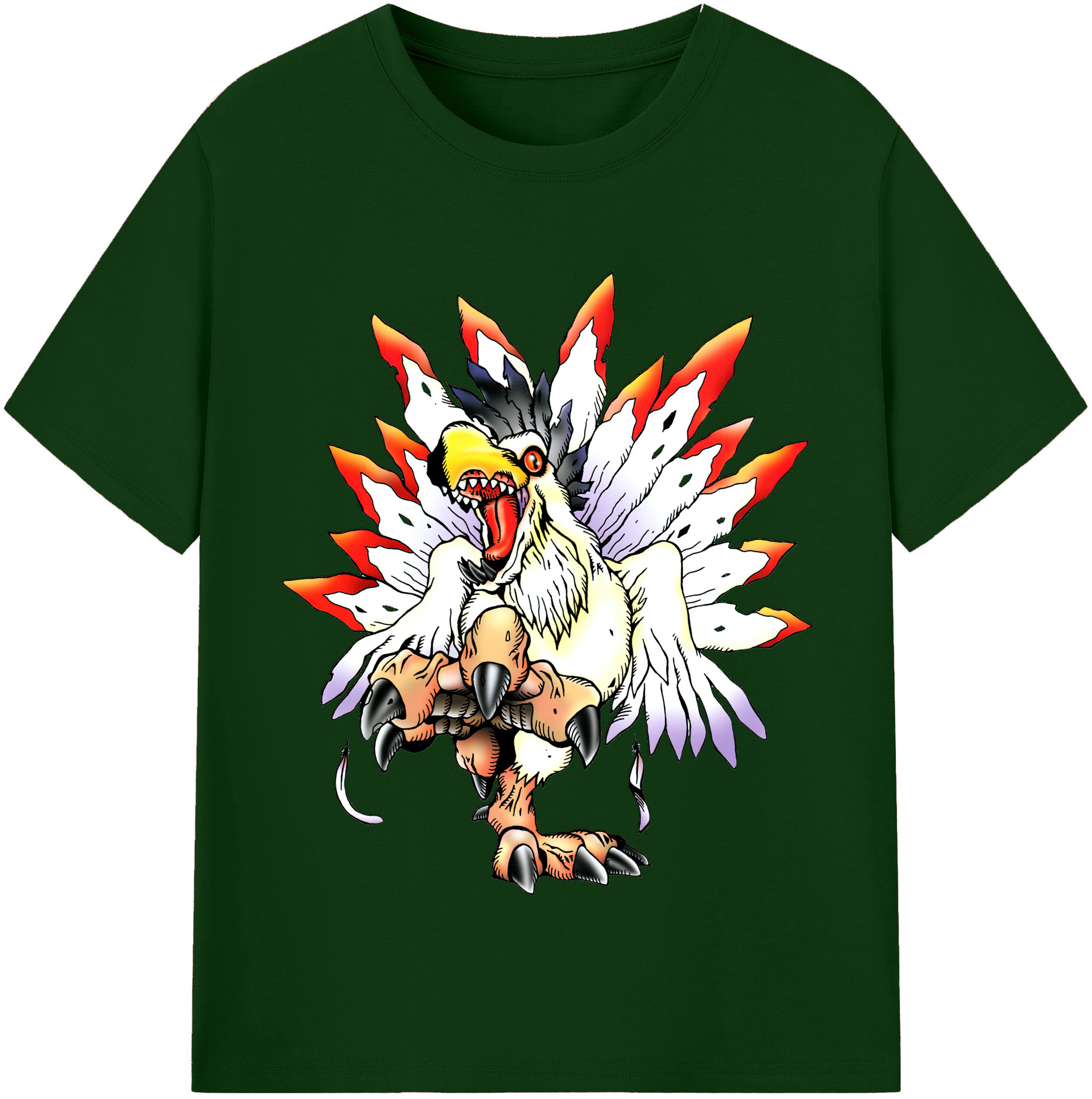 （画像用） Digimon デジタルモンスター/デジモン 綿100％半袖Tシャツ（フロントプリント）